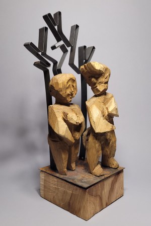 Zbigniew Bury, Adam i Ewa (Unikat, wys. 66 cm)