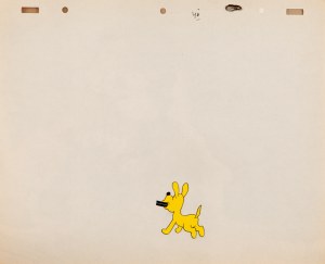 Karol BARANIECKI (1911-1086), Piesek - Folia animacyjna do bajki Zaczarowany ołówek, lata 1960-te - zestaw 5 prac