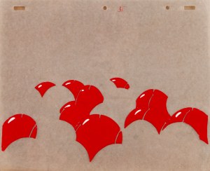 Teresa BŁASZCZYK, Czerwone balony - Folia animacyjna do bajki Słodkie życie - zestaw dwóch prac