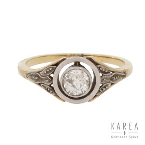 Diamond ring, 1930s.