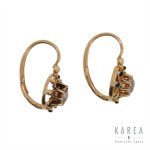 Diamond earrings, France, con. XIX c.