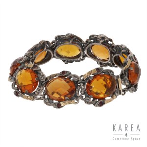 Bracelet with lemons, mid-20th century.