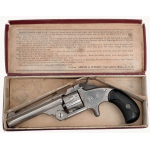 Smith & Wesson baby Russian revolver 2. model v původním kartonu