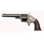 Armádní revolver Merwin & Bray podle Plantova patentu s částečně provrtaným válcem, 3. model