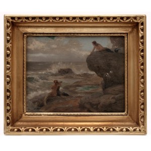 Nymfy na skalnatém pobřeží, Ernst Albert Fischer-Cörlin