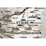 Antropomorfní mapa Evropy - Evropa jako královna