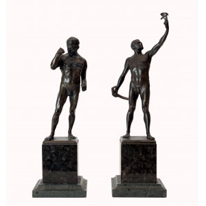 Dvě sochy mužů, Paul Ludwig Kowalczewski