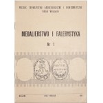 MEDALIERSTWO I FALERYSTYKA 1/1981 [stan bardzo dobry/idealny]