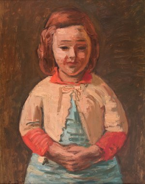 Zygmunt Landau (1898 Łódź - 1962 Tel Aviv), Portret dziewczynki