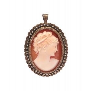 Brooch-pendant with cameo