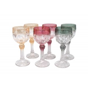 Set of 6 wine glasses