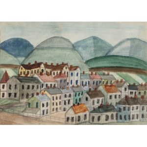Nikifor Krynicki (1895 Krynica Zdrój - 1968 Folusz), Město