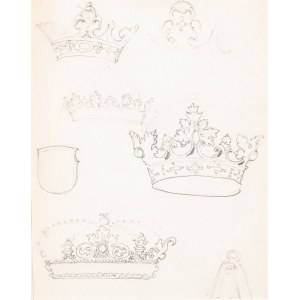 Józef Mehoffer (1869 Ropczyce - 1946 Wadowice), Royal Crowns, 1891 - 1896.