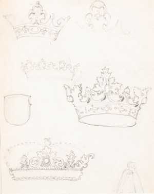 Józef Mehoffer (1869 Ropczyce - 1946 Wadowice), Korony królewskie, 1891 - 1896 r.