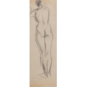 Gustav Gwozdecky (1880-1935), Female nude, 1900.