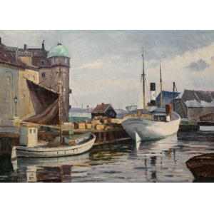 Einar Gross (1895-1962), In the harbor