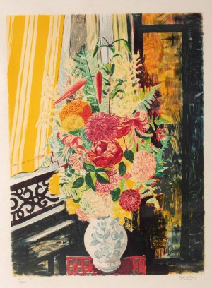 Mojżesz Kisling (1891 Kraków - 1953 Sanary-sur-Mer), Kwiaty w wazonie