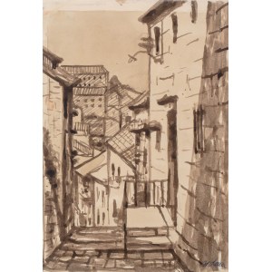 Vladislav Lam (1893 Konjica/Jugoslavia - 1984), Street in Dubrovnik