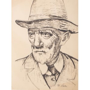 Władysław Lam (1893 Konjica/Jugoslávie - 1984), Muž v klobouku