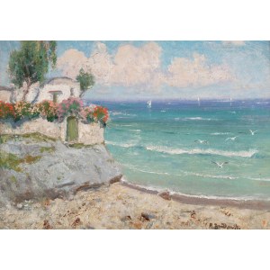 Roman Bratkowski (1869 Lviv - 1954 Wieliczka), By the Shore