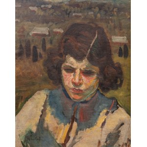 Friedrich Pautsch (1887 Delatyn - 1950 Krakov), Portrét dievčaťa
