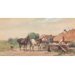 Adam Setkowicz (1875 Kraków - 1945 tamże), Rozmowa przy studni