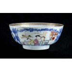 A ‘FAMILLE ROSE’ PORCELAIN LARGE BOWL China, Qing dynasty, mid 18th century