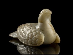 A JADE BIRD China, 17th-18th century