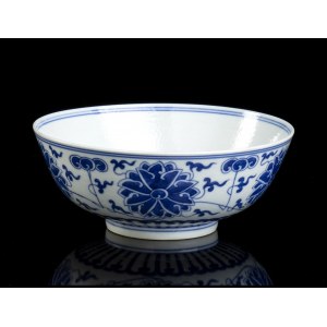 A 'BLUE AND WHITE' PORCELAIN BOWL China, Guangxu mark