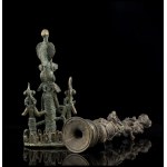 TWO BRONZE SCULPTURES Africa