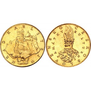 Czechoslovakia Gold Medal Karlštejn Castle 1974 (ND)