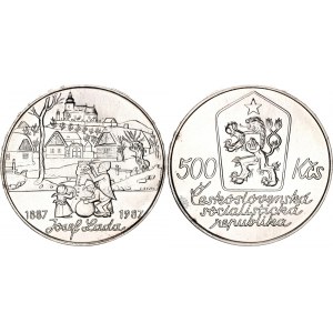 Czechoslovakia 500 Korun 1987
