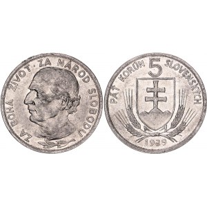 Slovakia 5 Korun 1939