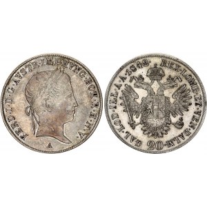 Austria 20 Kreuzer 1842 A