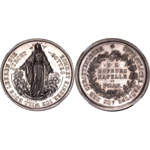 Austria Silver Medal Prague Hofburg Kapelle 1853 (ND) NGC MS65