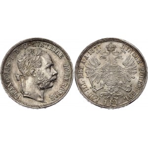 Austria 1 Florin 1877