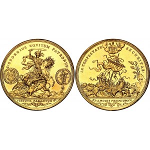 Hungary Gold Medal 1 Dukat 1738 21th Century