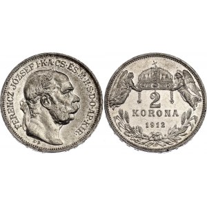 Hungary 2 Korona 1912 KB