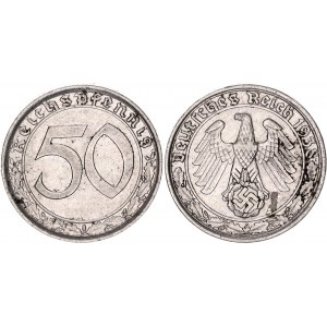 Germany - Third Reich 50 Reichspfennig 1938 A