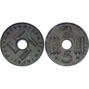 Germany - Third Reich 5 Reichspfennig 1940 A