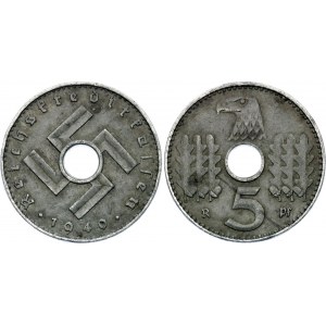 Germany - Third Reich 5 Reichspfennig 1940 A
