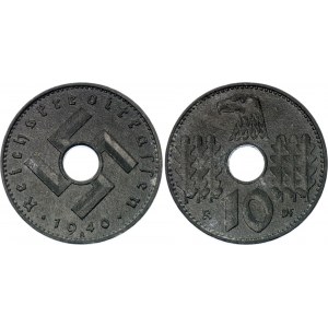 Germany - Third Reich 10 Reichspfennig 1940 A