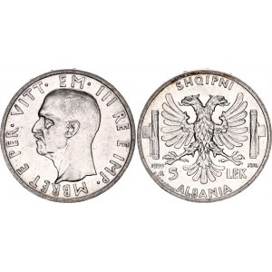 Albania 5 Lek 1939 R