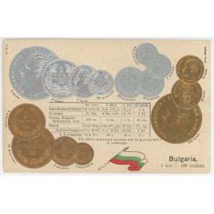 Bulgaria Post Card Coins of Bulgaria 1904 - 1912 (ND)