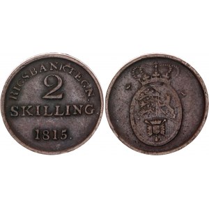 Denmark 2 Skilling 1815