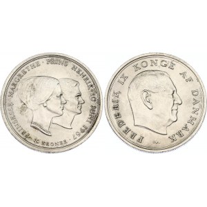 Denmark 10 Kroner 1967 CS
