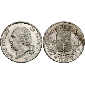 France 5 Francs 1821 W