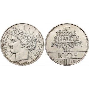 France 100 Francs 1988