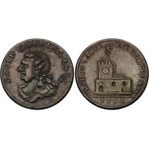 Great Britain Middlesex 1/2 Penny 1794 Trade Token
