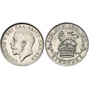 Great Britain 6 Pence 1924